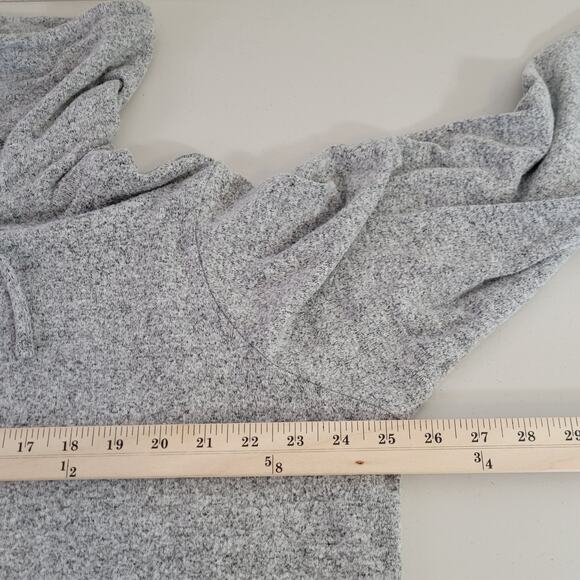 Colortree Women’s Cowl Neck Plus Size 2X Pullover Sweater Heather Gray - Picture 8 of 10